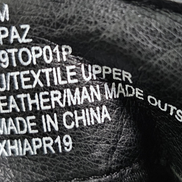 Esprit TOPAZ Boot Shoes Womens 8.5M Black Booties Leather Animal Print Zip - Picture 6 of 7